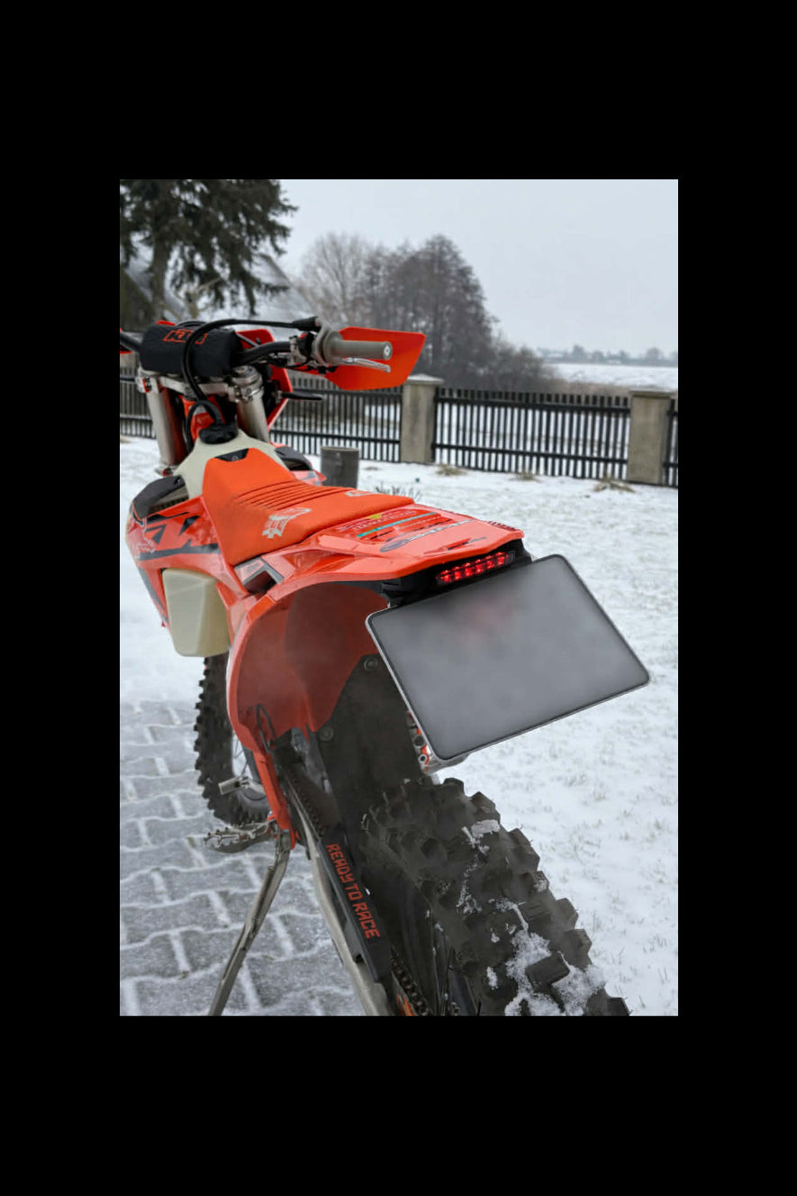 KTM EXC 24-26 CHOWANE MOCOWANIE TABLICY REJESTRACYJNEJ